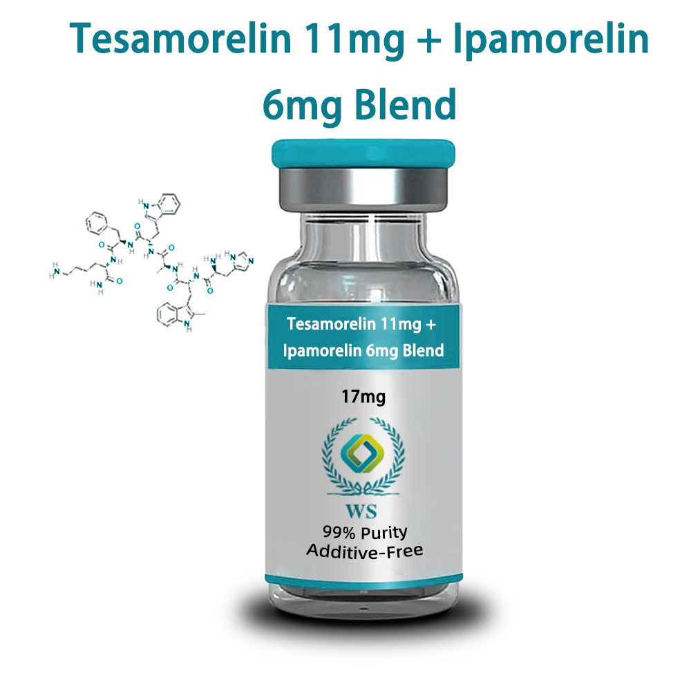 4e506909de74cc319307893ea7578a79 Tesamorelin 11mg + Ipamorelin 6mg Blend - Image 1